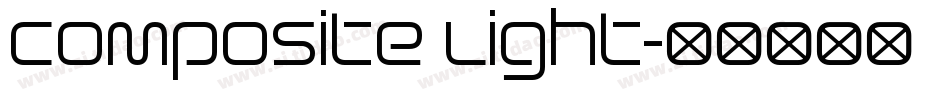Composite Light字体转换